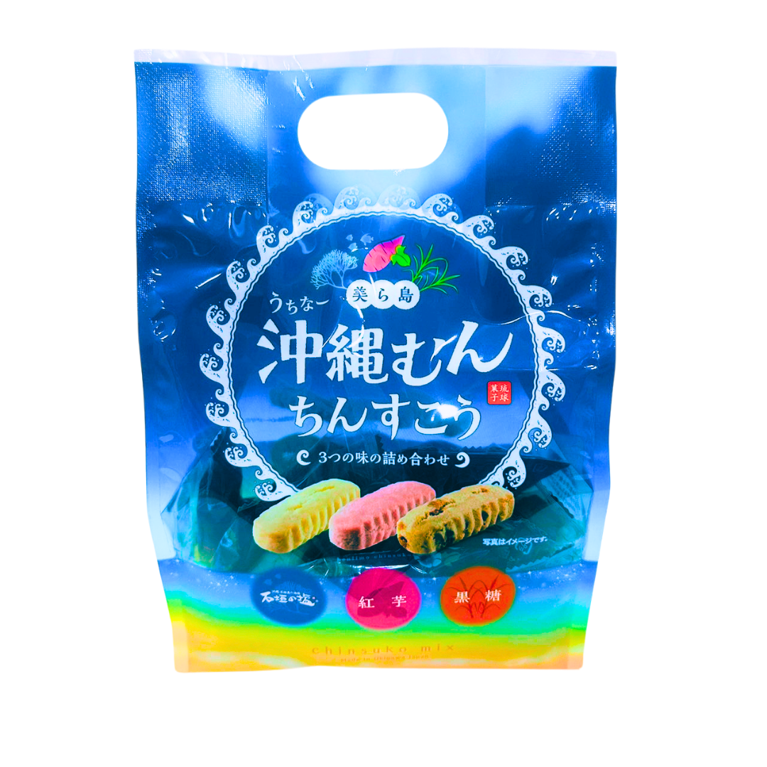 美ら島沖縄むんちんすこうブルー 21個入 – 【公式】ちんすこう専門店